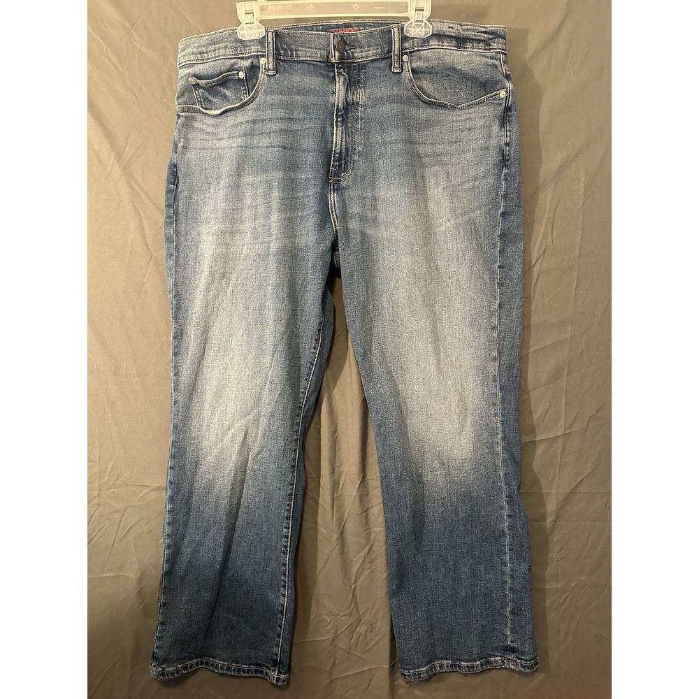 Lucky Brand 181 Relaxed Straight Jeans Men's 44‎ X 32 Light Wash Denim